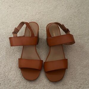 Old Navy Brown Strappy Slingback Sandals
